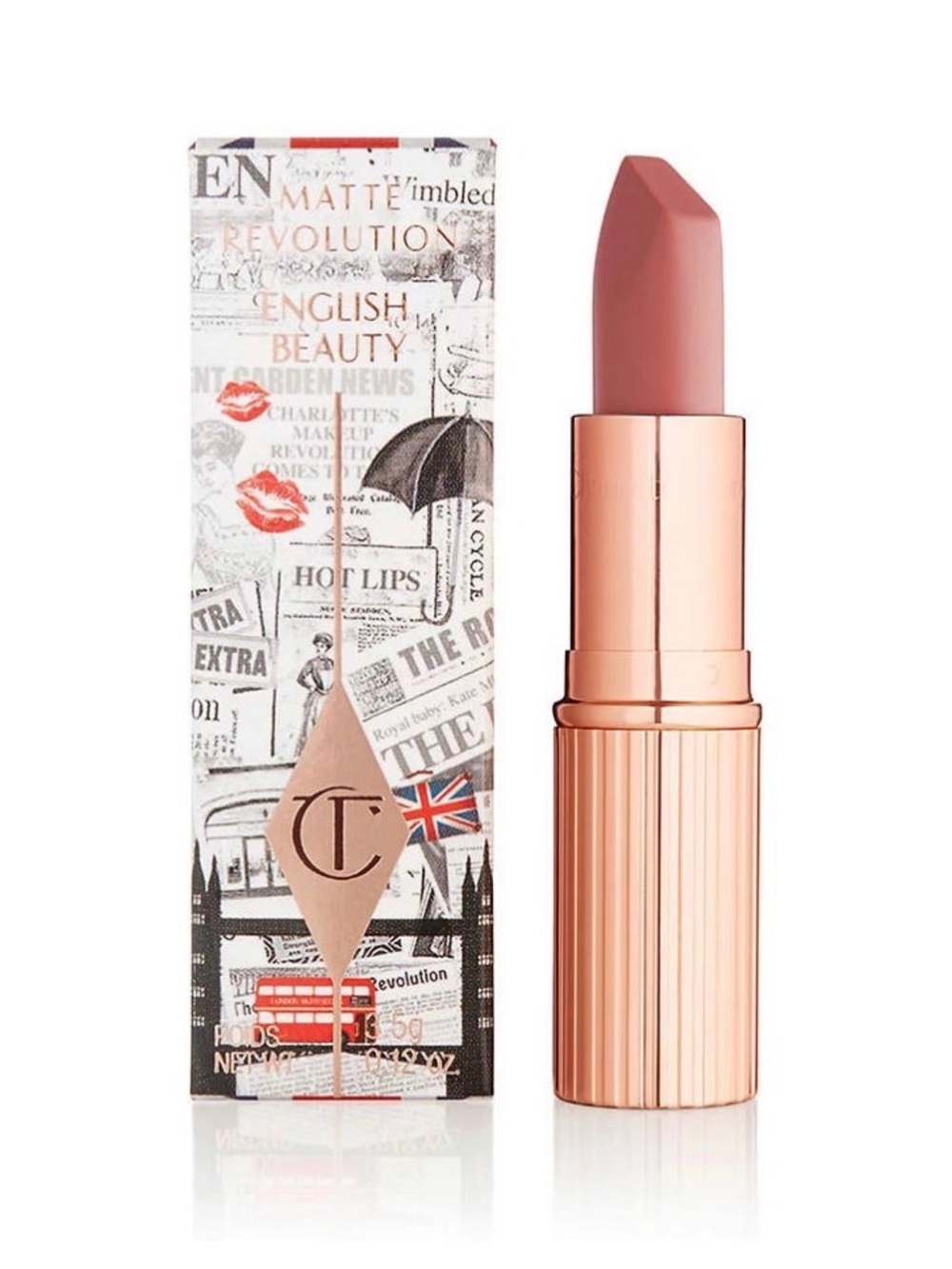 NIB Charlotte Tilbury English Beauty Lipstick Rare Discontinued